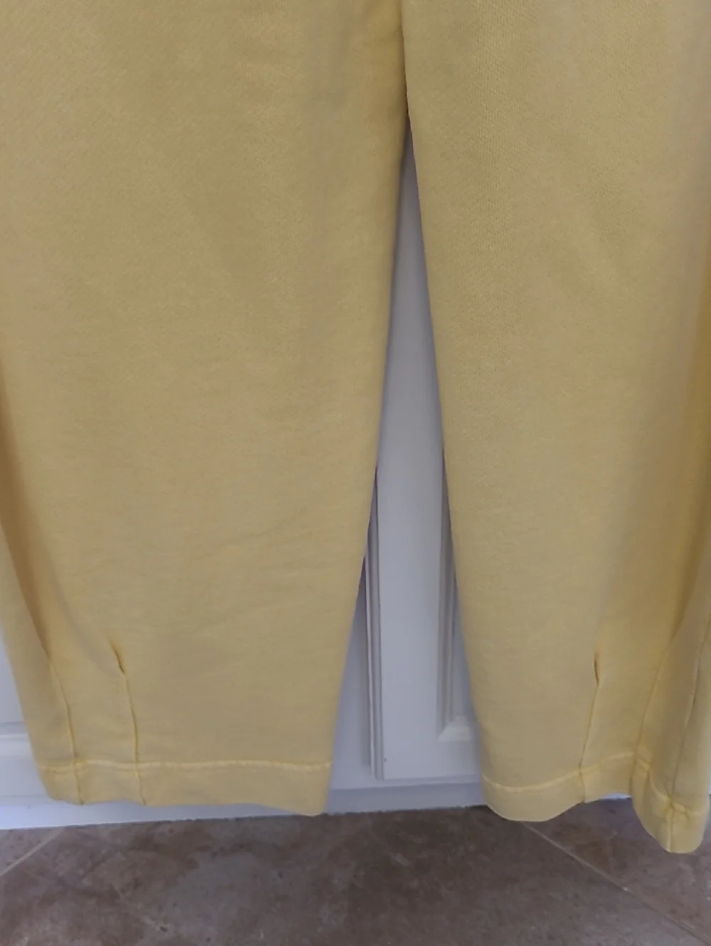 Free People Intimately Tie Back Sleeveless Yellow Jumpsuit 100% Cotton - Picture 4 of 11